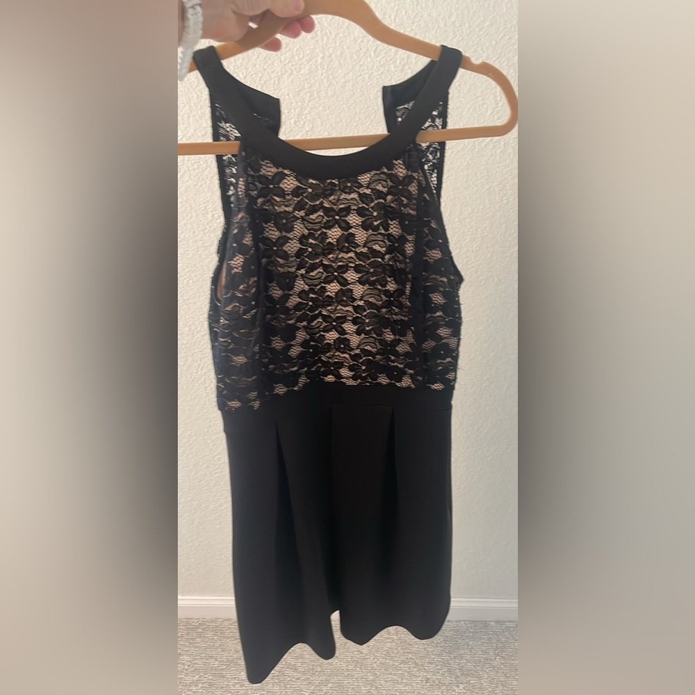 Black cocktail dress